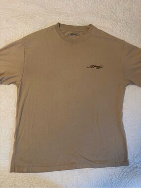 Ed Hardy Y2K Embroidered Chest Logo T-Shirt